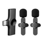 Microfone Wireless De Lapela Tipo-c Ep033t-2 C Vimai