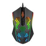 Mouse Usb Gamer 12400 Dpi 7 Bot.rgb Memeanlion Honeicomb Pto Redragon