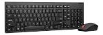 Kit Teclado E Mouse Sem Fio Essential Pto Lenovo
