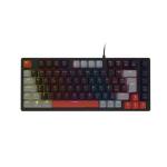 Teclado Usb Gamer Mecanico 75% Vulcan Switch Red Led Rainbow Pcyes