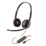 Fone Headset Usb Preto C3220 8x228a6 Poly