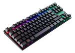 Teclado Usb Gamer Preto Rgb Fearless 80 Fortrek
