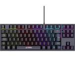 Teclado Usb Gamer Mecanico Gravity 80 Rbw Preto Fortrek