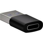 Adaptador Otg Tipo C X Usb A Macho Preto Fortrek