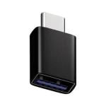 Adaptador Otg Usb 3.0 X Usb X Tipo C Preto Fortrek