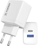 Carregador Universal Ac/2 Portas Usb/usb-c Fk-110b Fortrek