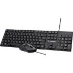 Kit Mouse E Teclado Usb Abnt2 C13 Preto Fortrek