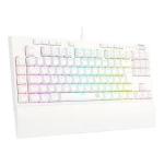 Teclado Usb Gamer Mecanico Rgb Broadsword Pro Branco Redragon
