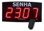 Painel Digital De Senha Sequencial Sem Fio Multeletronic