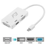 Cabo Adaptador Mini Displayport X Vga /dvi / Hdmi 3  Jc-mdp3in1 F3