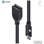 Cabo Adaptador Tipo C P/ Extensor Usb A Femea 2.0 1.8m C20uaf-2 Vinik