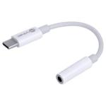 Cabo Adaptador Tipo C P/ P2 Femea 7.1 Audio Branco Adfusbtc Vinik