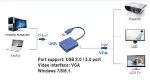 Cabo Conversor Usb 3.0 X Vga Femea