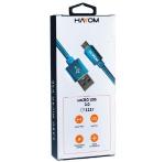 Cabo De Dados Micro Usb V8 1mt 2.0 Azul Cb1117 Hayom