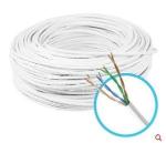 Cabo De Rede / Cftv Cat5e Bco 4p 24awg 100% Cobre Cx 305 M. Megatron