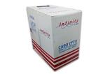 Cabo De Rede / Cftv Cat5e Infinity Branco 4 Pares Caixa 305 Metros