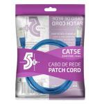 Cabo De Rede Patch Cord Cat5e 2mt Azul Ftp Chipsce