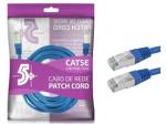 Cabo De Rede Patch Cord Cat5e 5mt Azul Ftp Chipsce