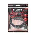 Cabo Hdmi X Hdmi 2 Mt 2.0 4k Hdr 19p Plug 90g Gold Chip Sce