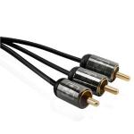 Cabo Rca Estereo Hi-fi Metal Mais Mania