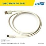 Cabo De Dados Usb / Usb Tipo C 1 Mt Fcaa-tp2.0 Feasso