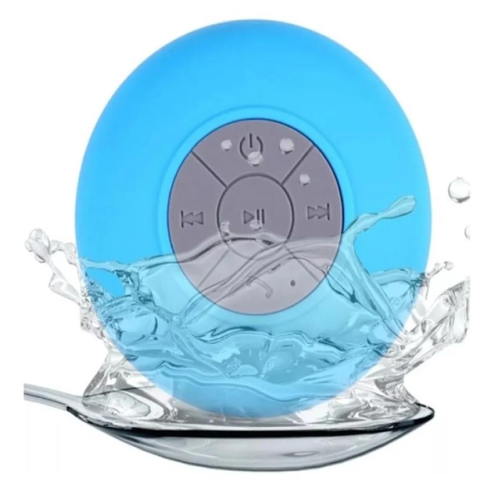 Caixa De Som Bluetooth 3w Azul A Prova D'agua Cs-a6bt Exbom