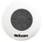 Caixa De Som Bluetooth 3w Branca A Prova D'agua Cs-a6bt Exbom