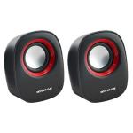 Caixa De Som Usb 6w Rms Preto/vermelho Spk-sp205rd Mymax