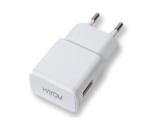 Carregador Tomada Com 1 Usb 2.1a Branco Cr1201 Hayom