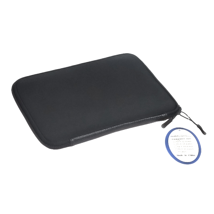 Capa Notebook 10p Com Ziper Preto Dex