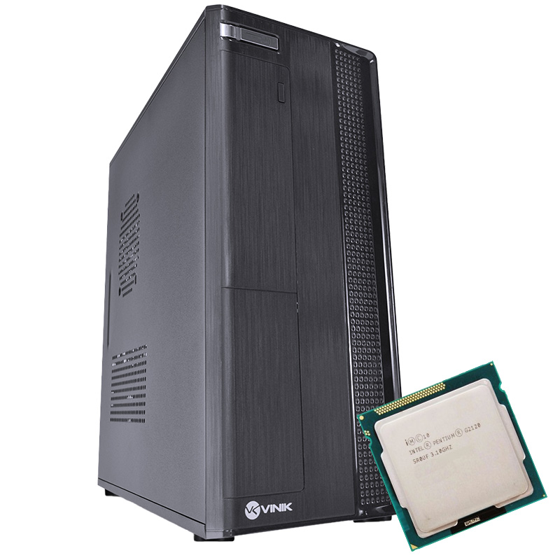 Computador Kit Work/home Slim Atx Intel Pentium G2130 4gb Ssd 120gb
