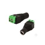 Conector Plug P4 Femea Com Borne Pacote C/ 10 Und