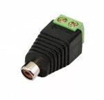 Conector Rca Femea Com Borne Pacote C/ 10 Und 1691 Exbom