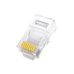 Conector Rj45 Cat5e6 8p8c 100 Un Cont-rj45p1k Exbom