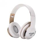 Fone Bluetooth Branco/dourado Dobravel St17 Teccon