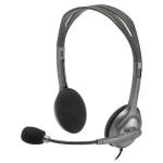 Fone Headset P2 C/microfone Cinza H111 Logitech