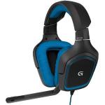 Fone Headset Gamer P2+adap.usb 7.1 G430 Preto/azul Logitech