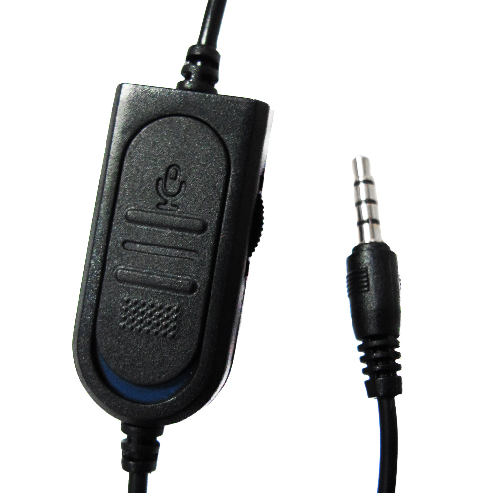 Fone Headset Ps4 Preto Df-400 C/ Audio/mic Em 1 P3 Dex