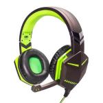 Fone Headset Gamer P2 Preto/verde Dex Df-500