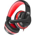 Fone Headset Gamer P3 + Adapt P2 Spider Black Preto/verm Fortrek