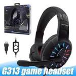 Fone Headset Gamer Usb Preto G313 Komv