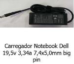 Fonte Nb Dell 19.5v 3.34 7.4 X 5.0mm Tc0156