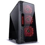 Gabinete Gamer Lumia Preto 7 Cores De Led 3 Fans Rgb Vinik