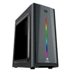 Gabinete Gamer Mid Tower Gamma Controle Rgb Eg805 Evolut