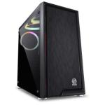 Gabinete Gamer Mid Tower Polaris Preto 3fans Rgb Plptrgb3fv Pcyes