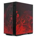 Gabinete Gamer Mid Tower Rgb Lat Vidro Gc-706if Strafe Infern Redragon