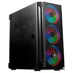 Gabinete Gamer Mid Tower Rgb Mesh 3 Fans Eg812 Evolut