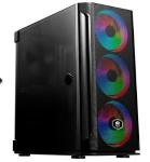 Gabinete Gamer Mid Tower Rgb Mesh Pro 3 Fan Frontal Eg812 Evolut