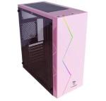 Gabinete Gamer Mid Tower Rosa Tgc-p03p T-dagger