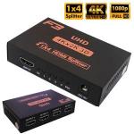 Hub Hdmi Splitter 1 Entrada 4 Saidas 4k Jc-sphmi F3